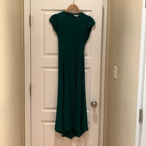 Reformation Emerald Green Gavin Dress